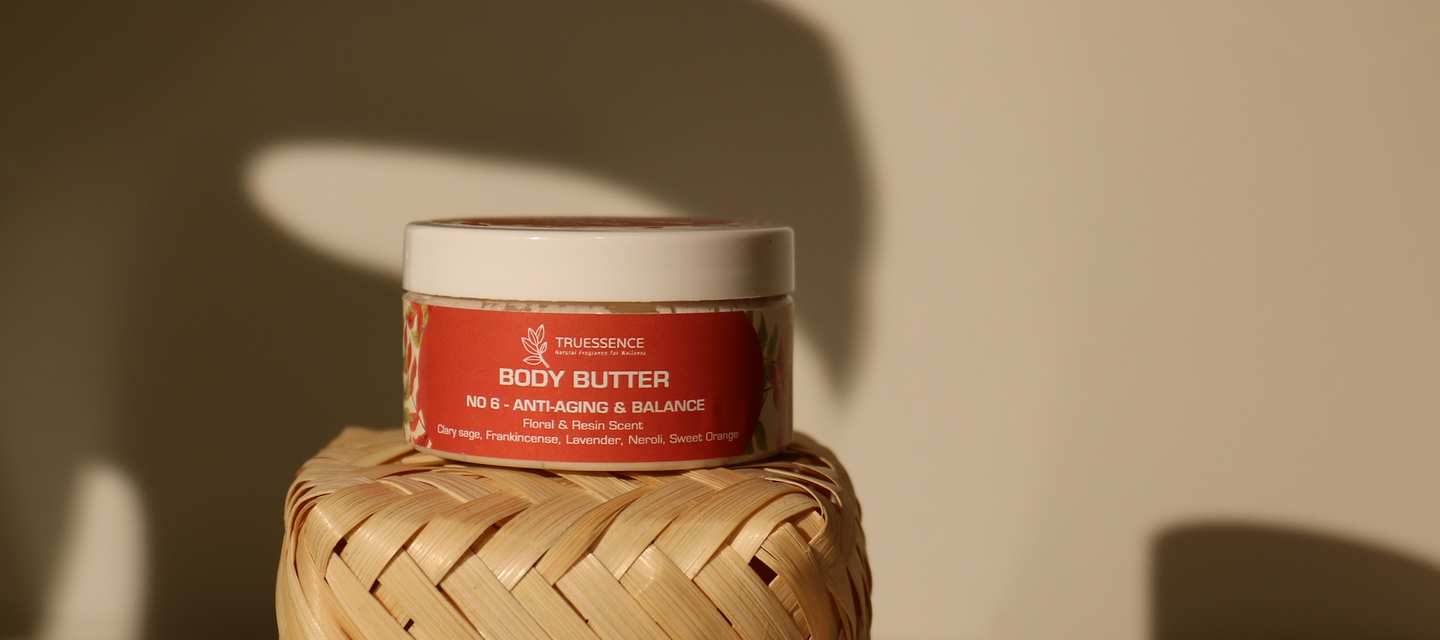 natural skincare essential oils ingredients body butter lotion nature